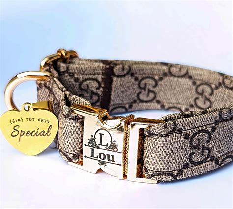 gucci dog accesories|small Gucci dog collar.